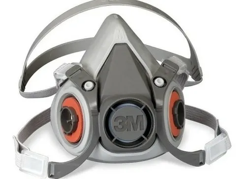 RESPIRADOR TPE MEDIA CARA CON VÁLVULA DE EXHALACIÓN 6200